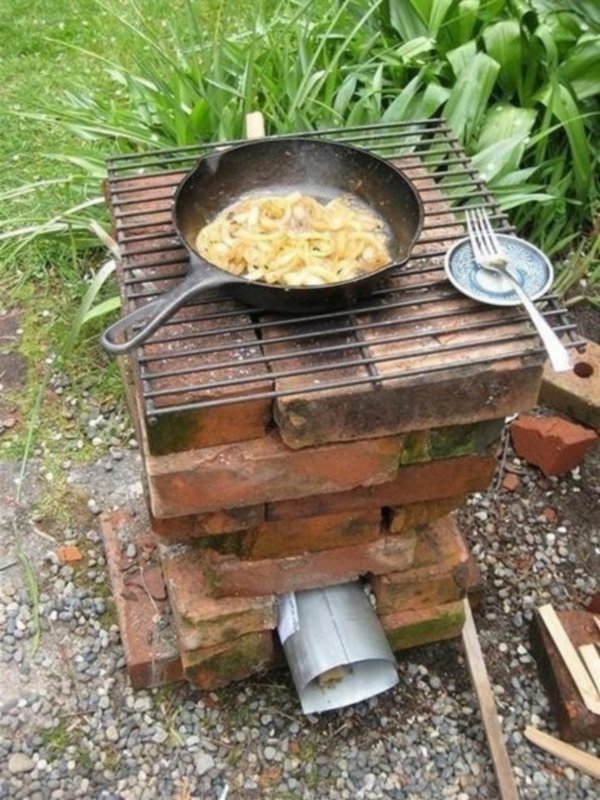 Дачные уличные плиты для готовки