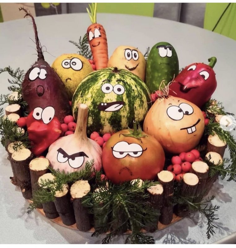 Поделки из овощей