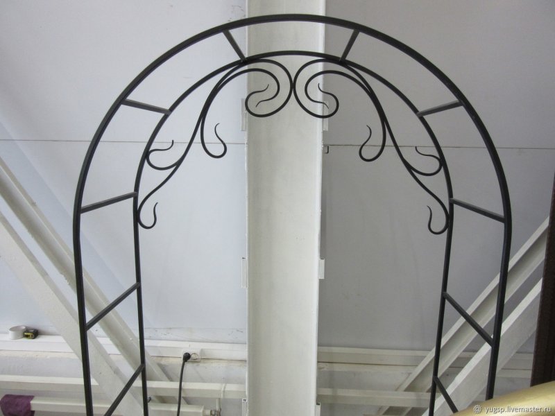 Арка Садовая «ромб», 250х130х35 см, сталь, цвет зелёный