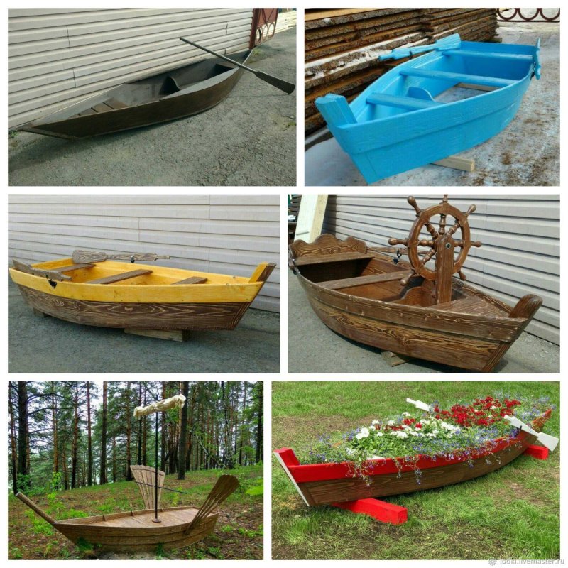 Лодка декоративная