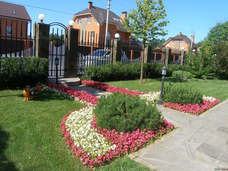 Клумба у крыльца