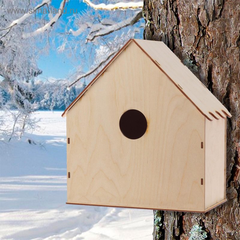 Скворечник Bird стандарт 23х20х35см