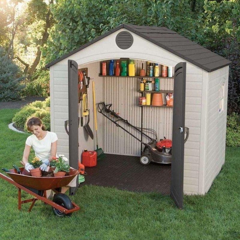 Lifetime Outdoor Storage Shed 8x7.5