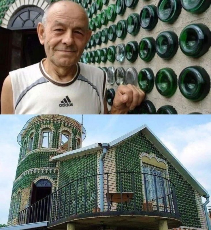 Бутылочный дом Владимира Сысы