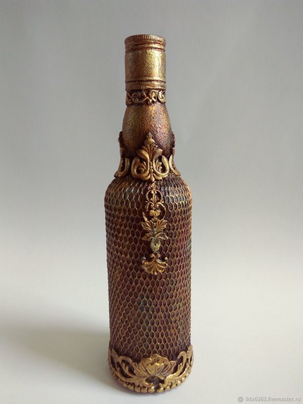 Декорированные бутылки