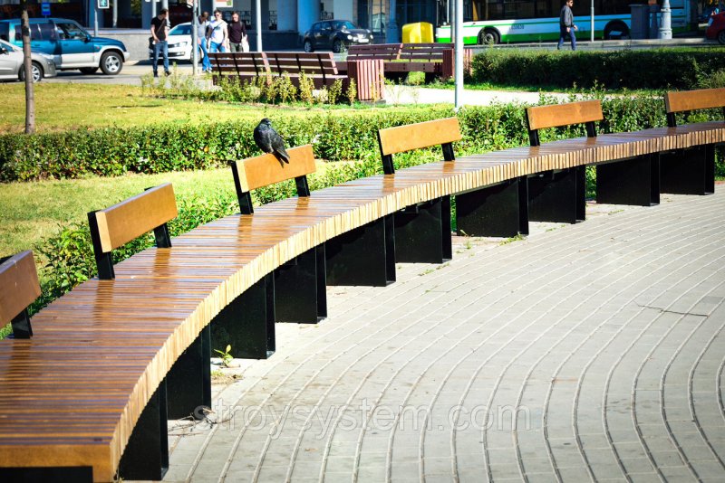 Скамейка «Green line»