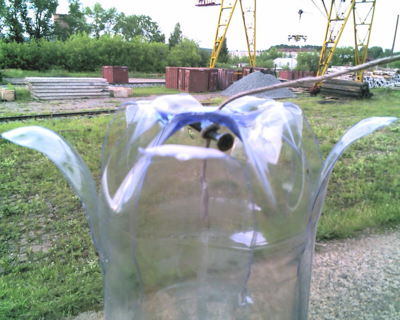 Из пластиковых кег