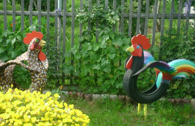 Петух своими руками для сада