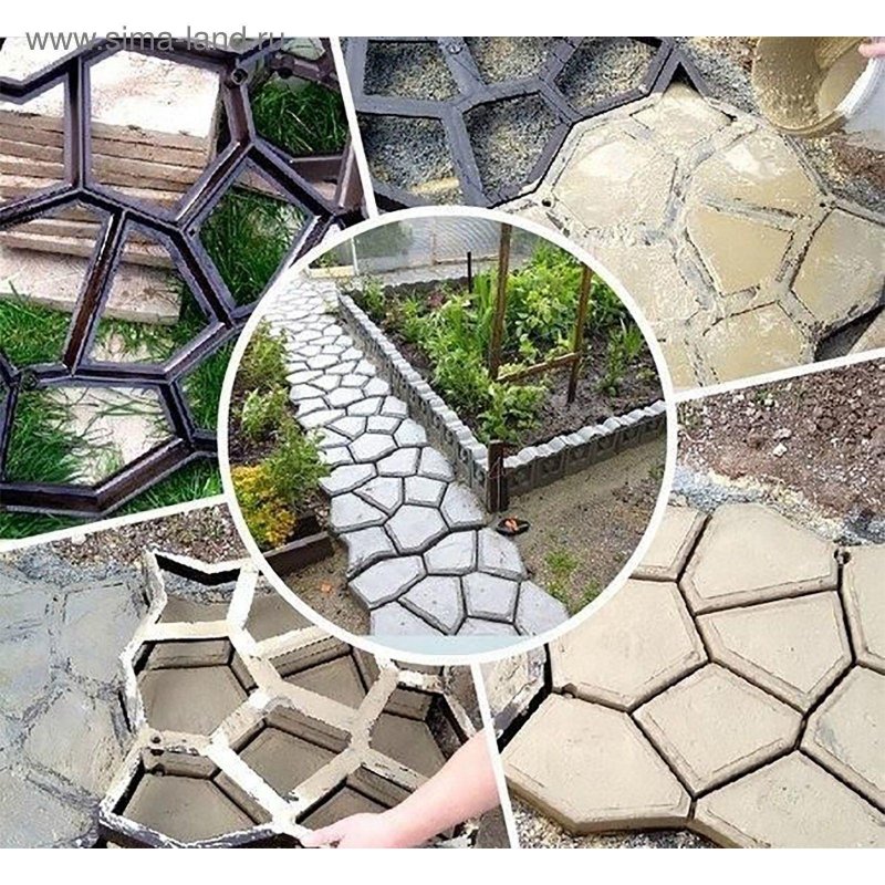 Форма "Садовая дорожка" 550х550х55