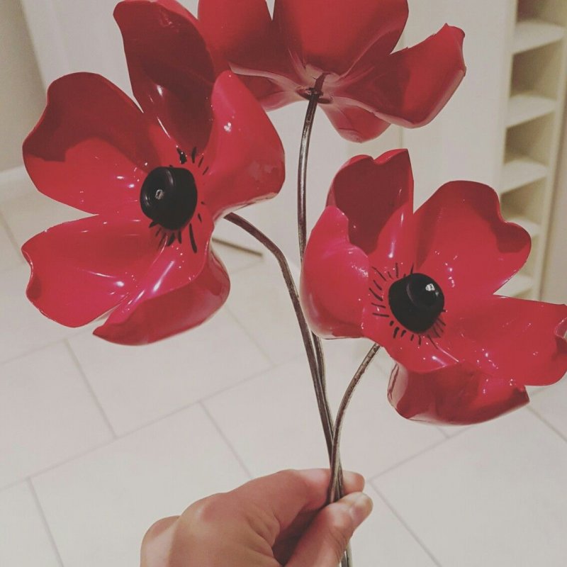 Цветы из пластиковых бутылок