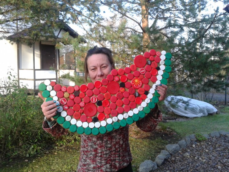 Поделки на конкурс из крышек