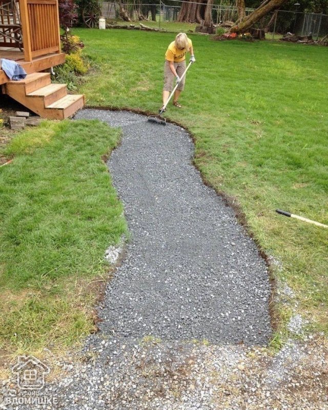 Gravel Walkway