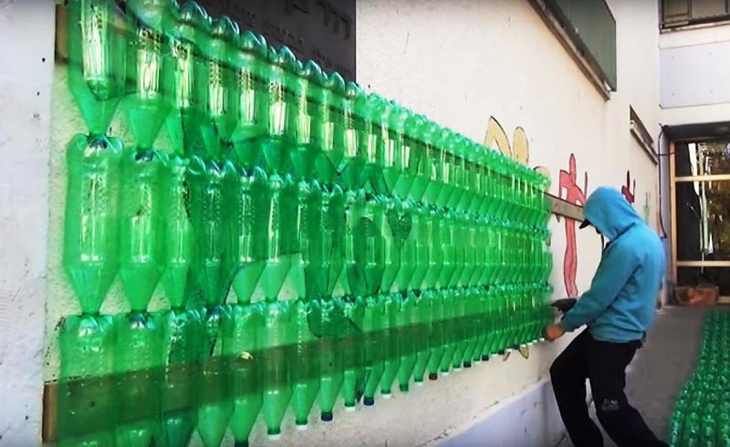 Шифер из пластиковых бутылок
