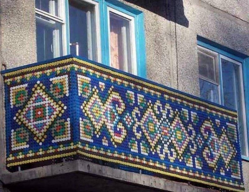 Мозаика на доме