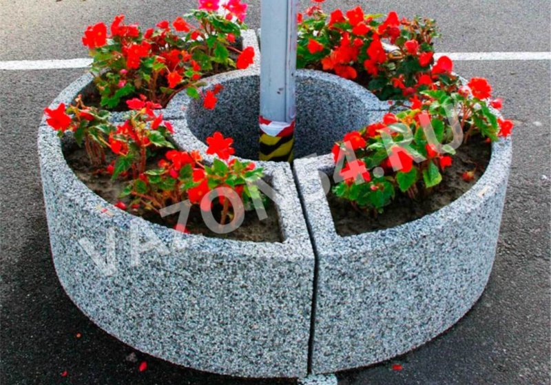 Клумба из кашпо (159 фото)