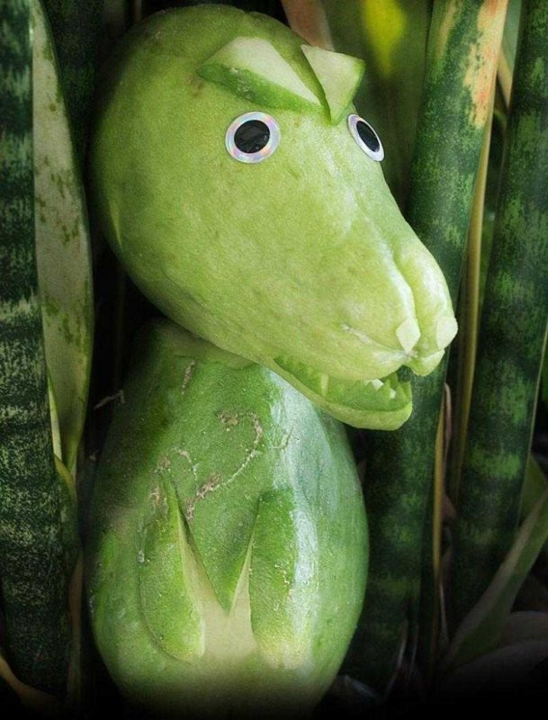 Фигурки из овощей