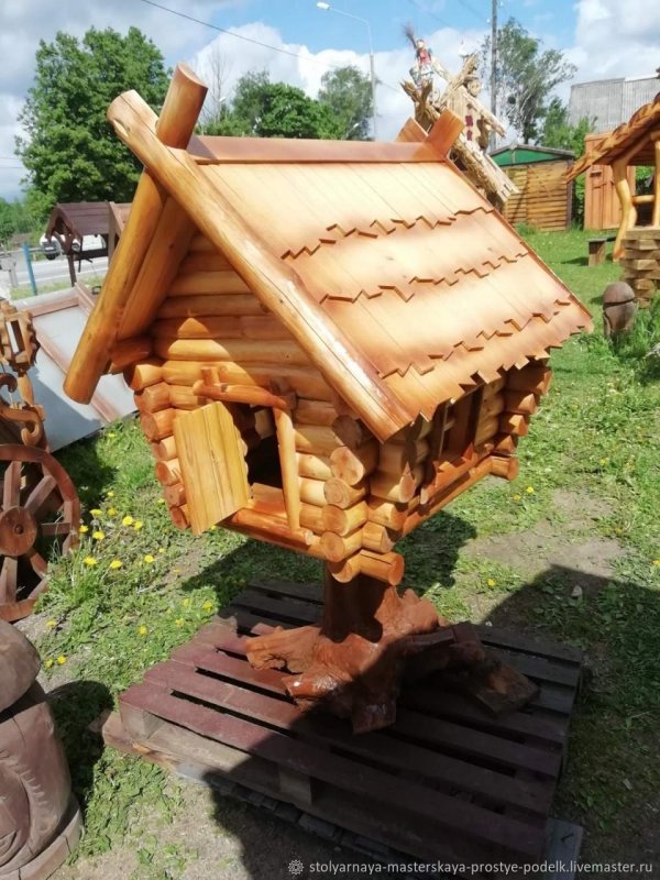Декоративный домик бабы яги