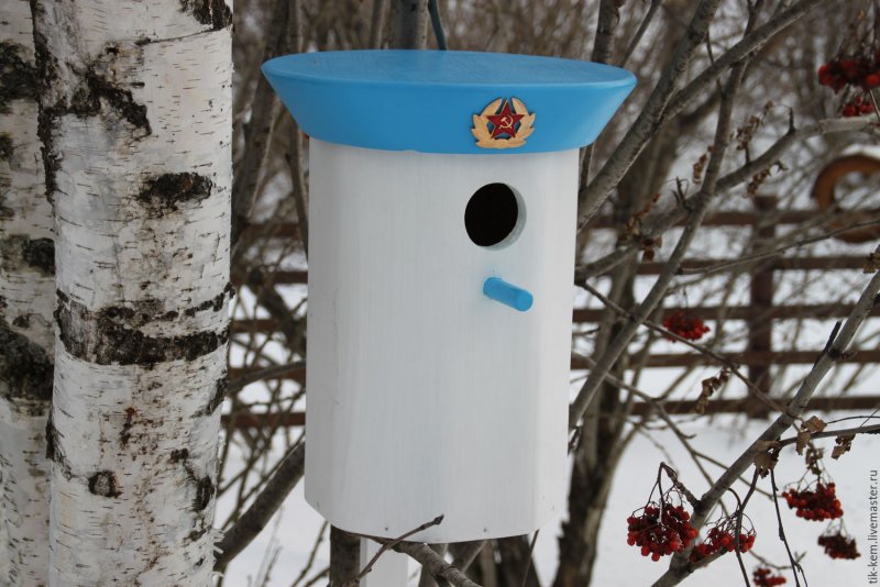 Скворечник из ведра