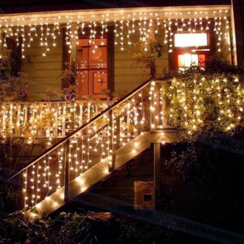 Гирлянда-бахрома led 25м уличная