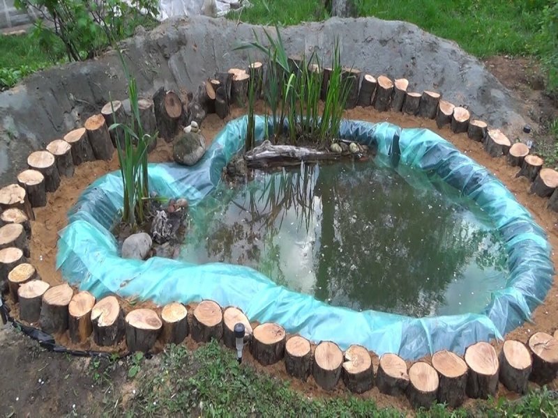 Водоём на даче своими руками