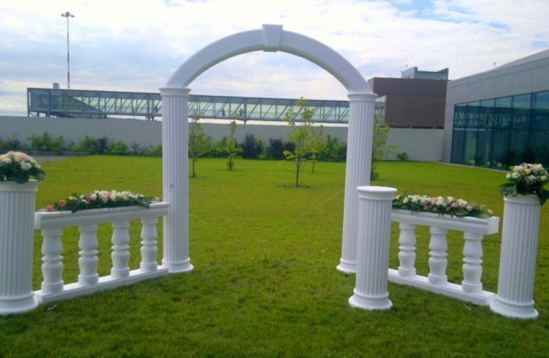 Колонны и арки из пенопласта