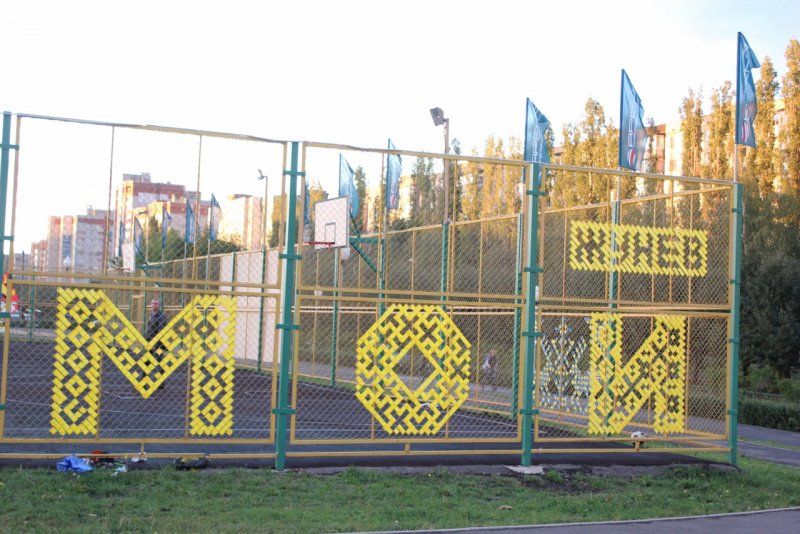 Заборы из сетки Узорное