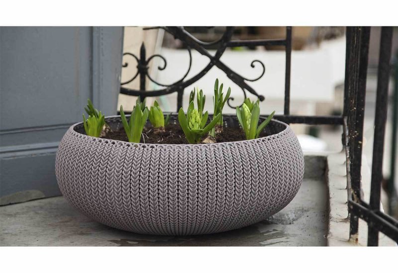 Кашпо Keter Hanging Sphere Planter 35x35x22 8.6 л подвесное коричневый