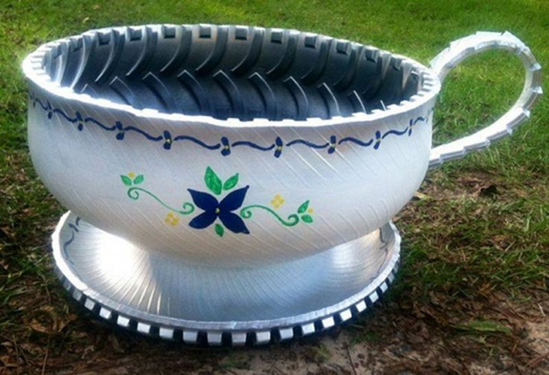 Чашки из колес