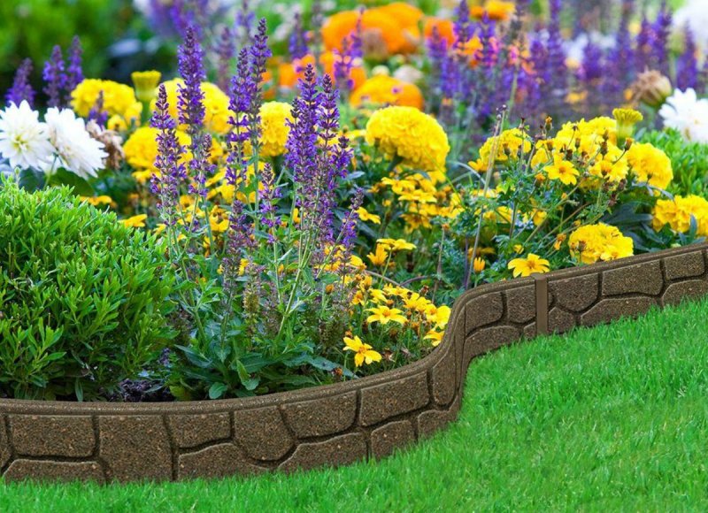 Multy Home бордюр садовый Stones 9х120 см