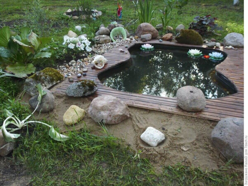Декоративные водоемы из пластика
