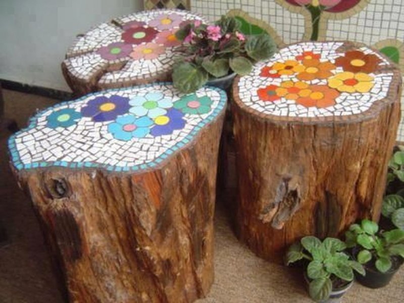 Пеньки для декора