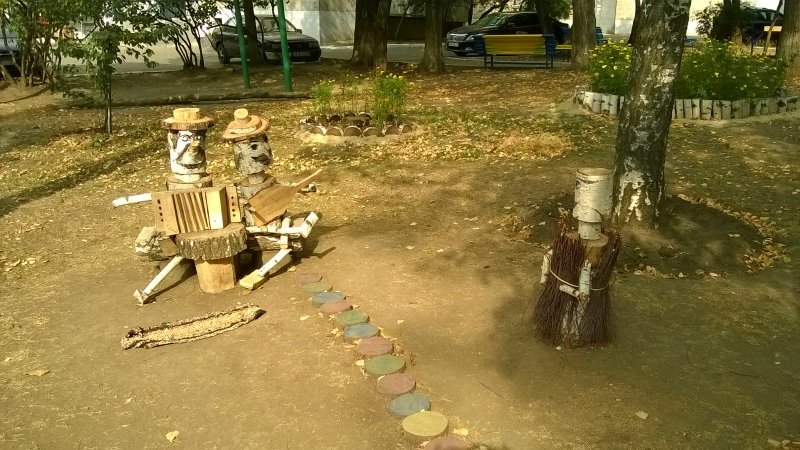 Поделки из полена