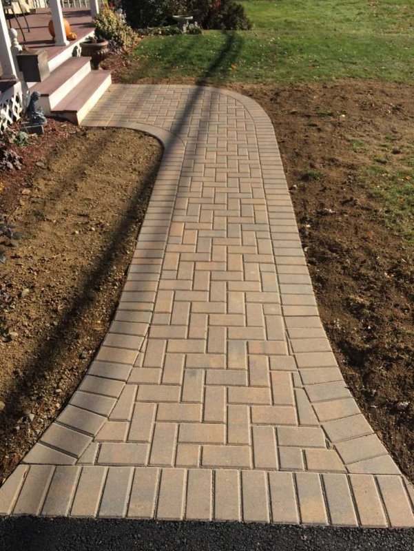 Красивые дорожки из тротуарной плитки