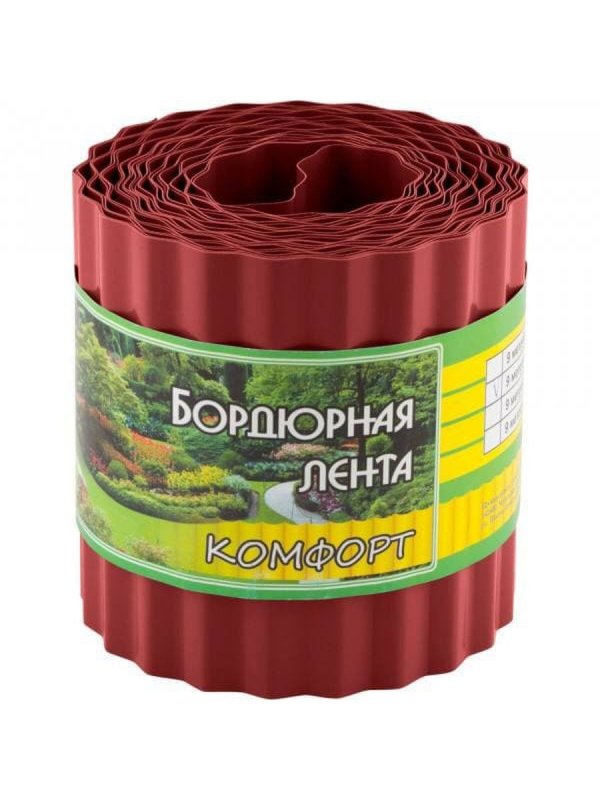 Лента бордюрная h 10см l 9м Агроком
