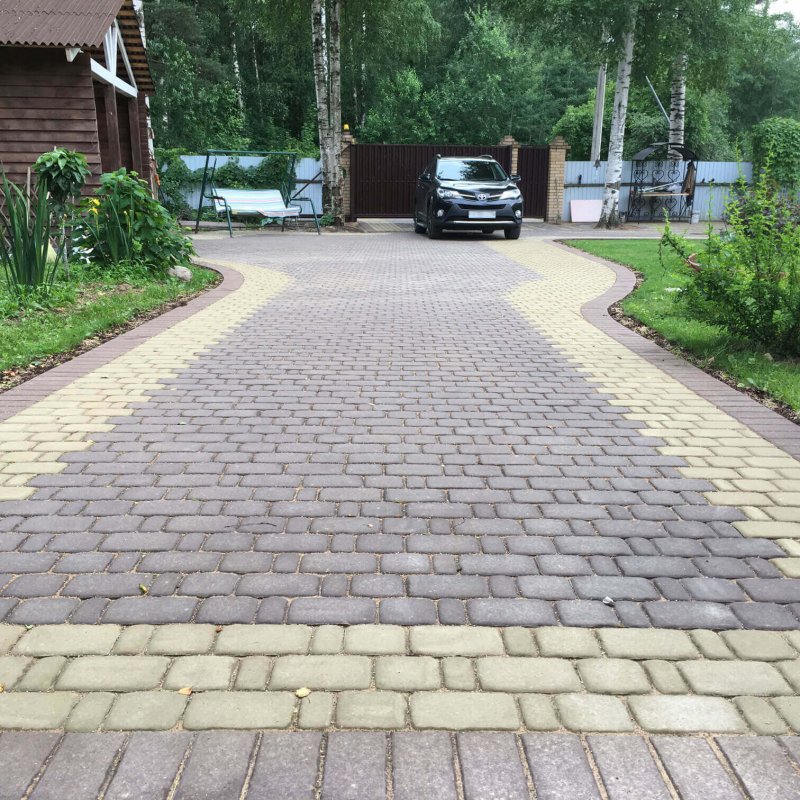 Парковка из тротуарной плитки