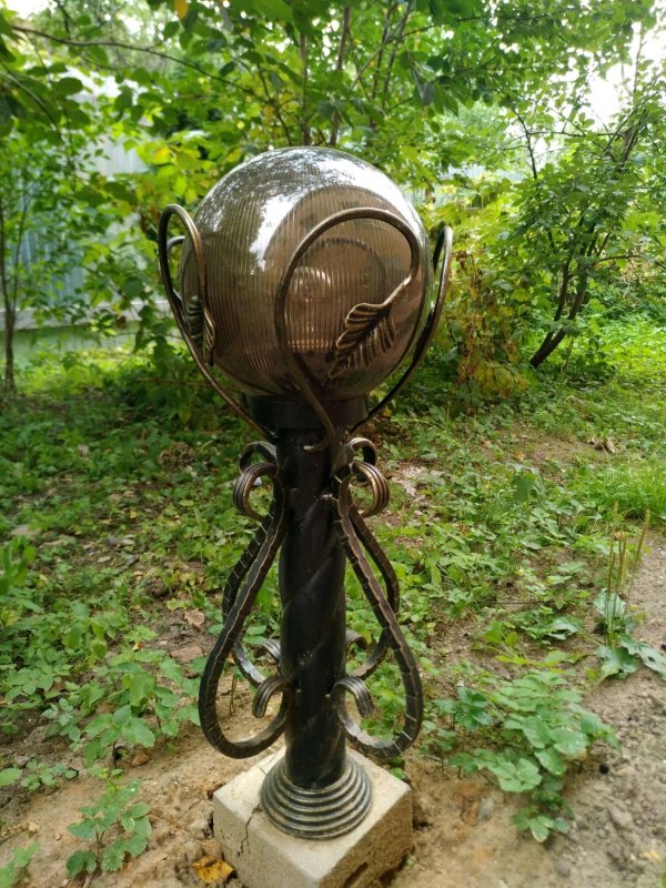 Кованые фонари уличные
