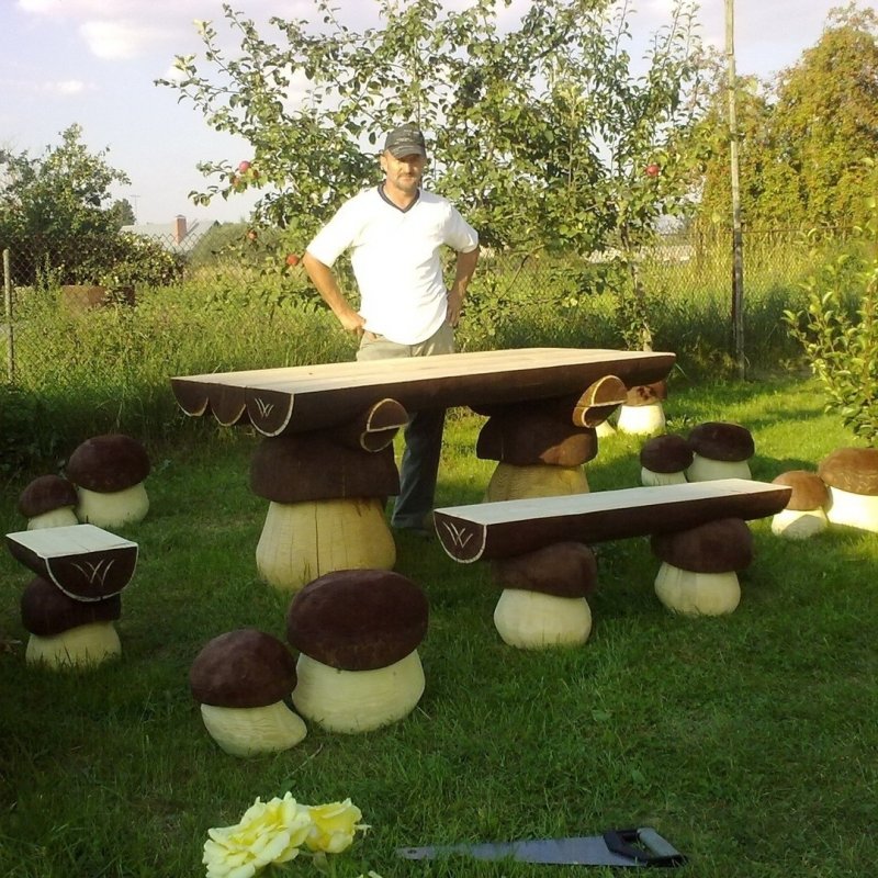 Самоделки из дерева для дачи