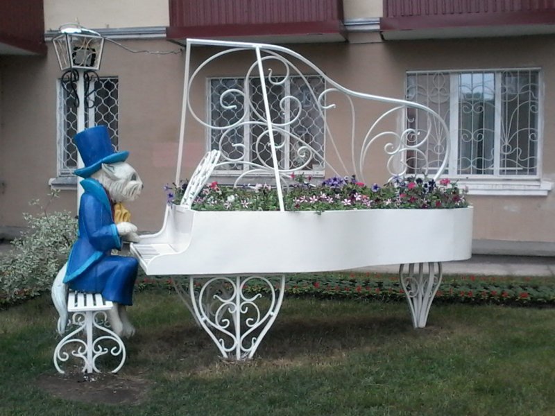 Клумба рояль своими руками