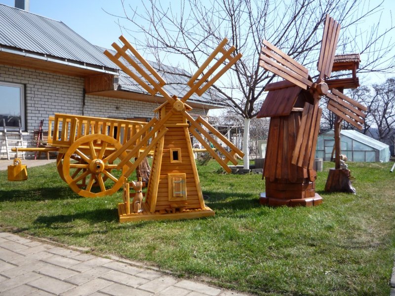 Малые архитектурные формы мельница