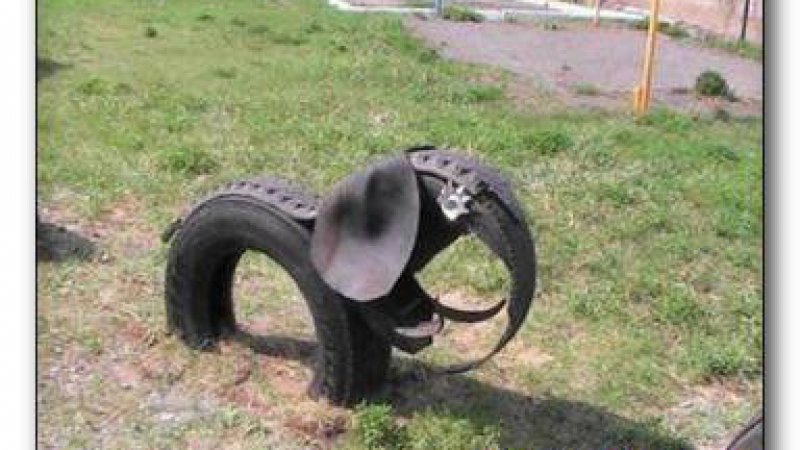 Пошаговые лебеди из колесо