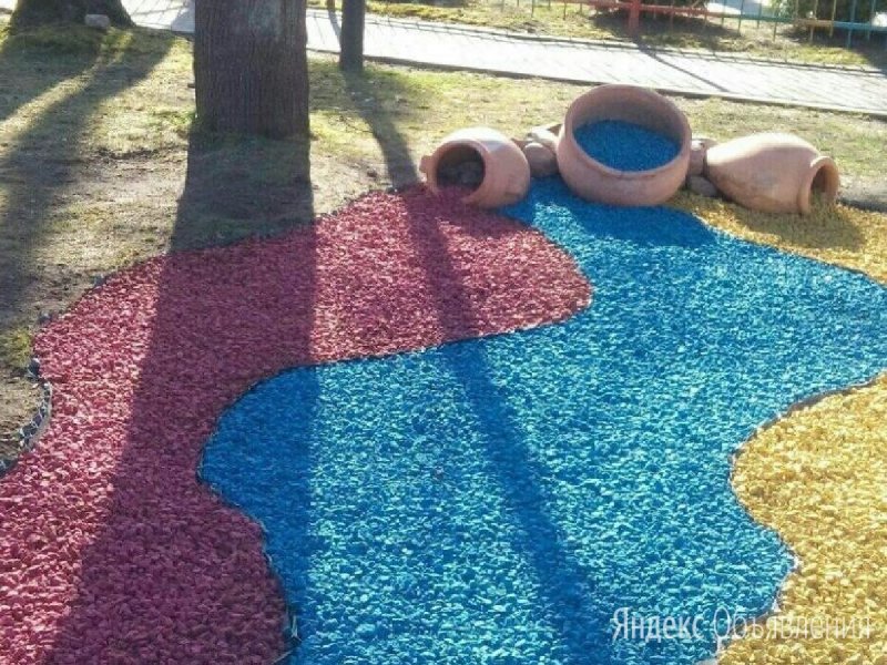 Цветной щебень