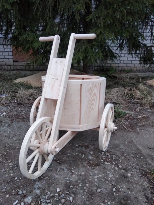 Телега для цветов