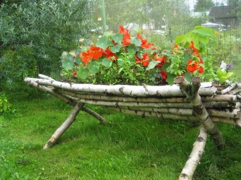 Декор для сада из березы