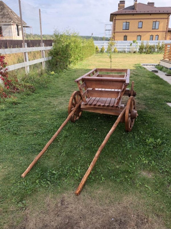 Деревянная телега