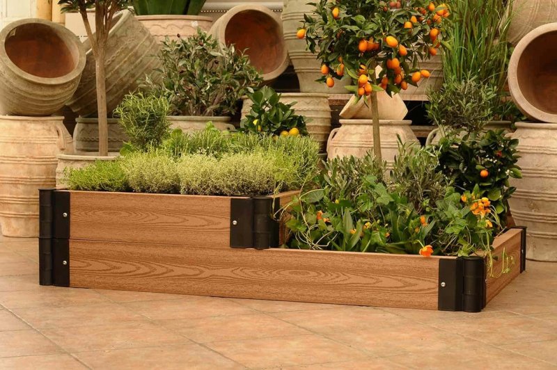Ограждение из ДПК cm Garden 600х500