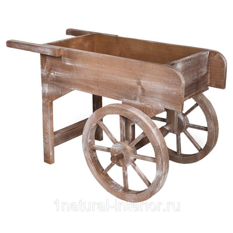 Изделия из соломки телега