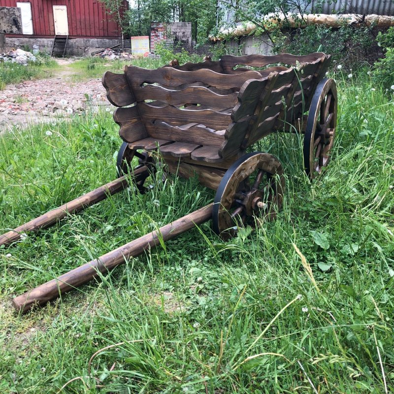 Деревянная телега