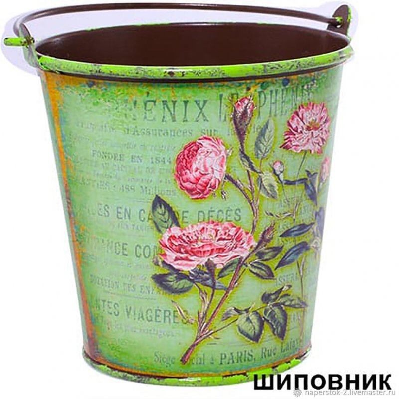 Декоративное ведро для цветов