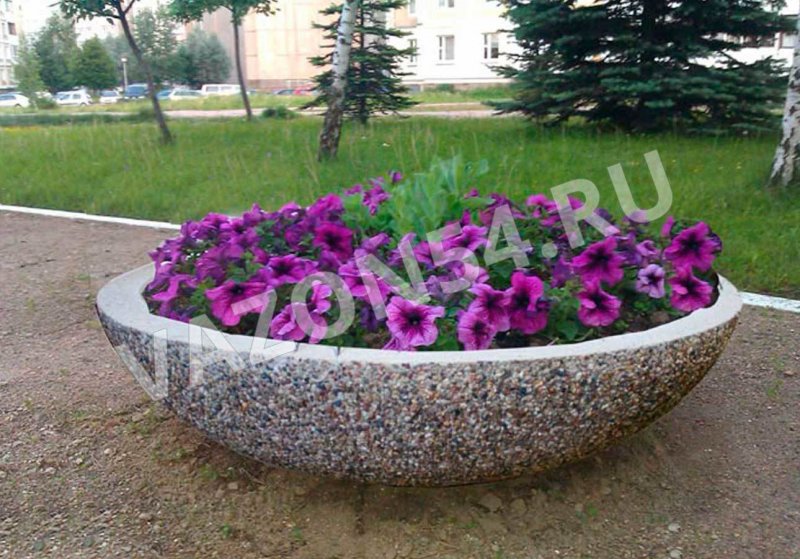 Круглые вазоны для цветов