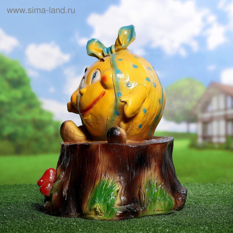 Колобок Садовая скульптура
